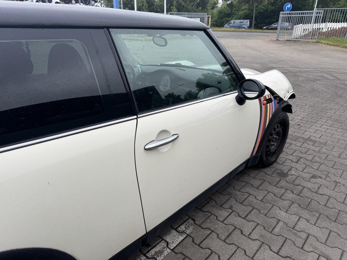 Mini Cooper R50 original T&uuml;r vorn rechts PEPPER WHITE 850 Rohbau Bj.2003